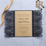Laser Cut Template JP1 Wedding Invitation