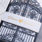 Laser Cut Template JP2 Wedding Invitation