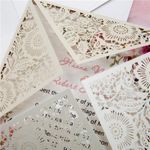 Laser Cut Template JP3 Wedding Invitation