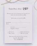 Elegant Simple Simple Flat 5x7 Wedding Invitation
