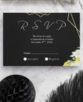 Bright Flowers Simple Flat 5x7 Wedding Invitation