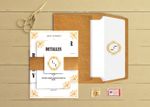 Classic Gold Spanish & English Elegant Wedding Invitation