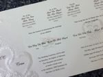 K9899 [I-11] Romantic Simplicity Hearts Wedding Invitation