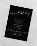 Enviable Galactic Pink Foil Wedding Invitation