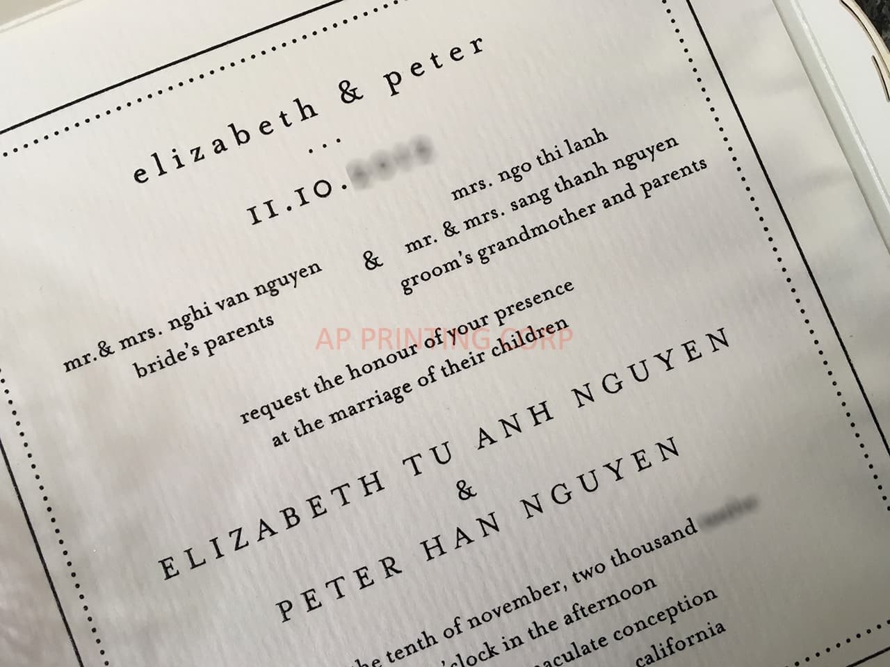 Burgundy Rose Laser Cut Wrap Wedding Invitation