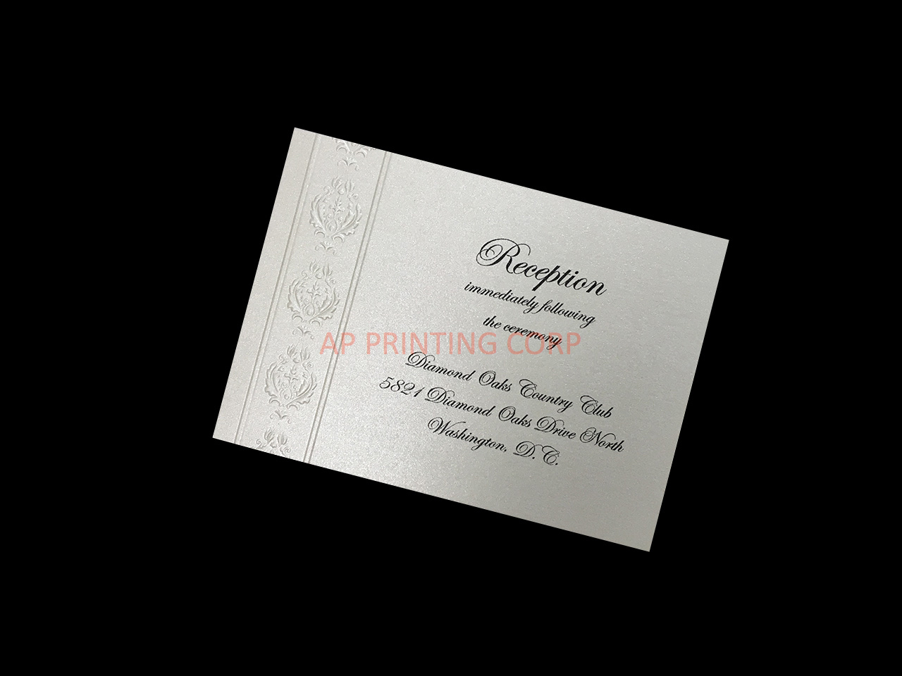 Baroque Detail [CC-88] Fancy Luxury Wedding Invitation