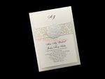 Rose Embrace [CC-80] Fancy Luxury Wedding Invitation