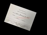 Lace Embrace [CC-41] Fancy Luxury Wedding Invitation