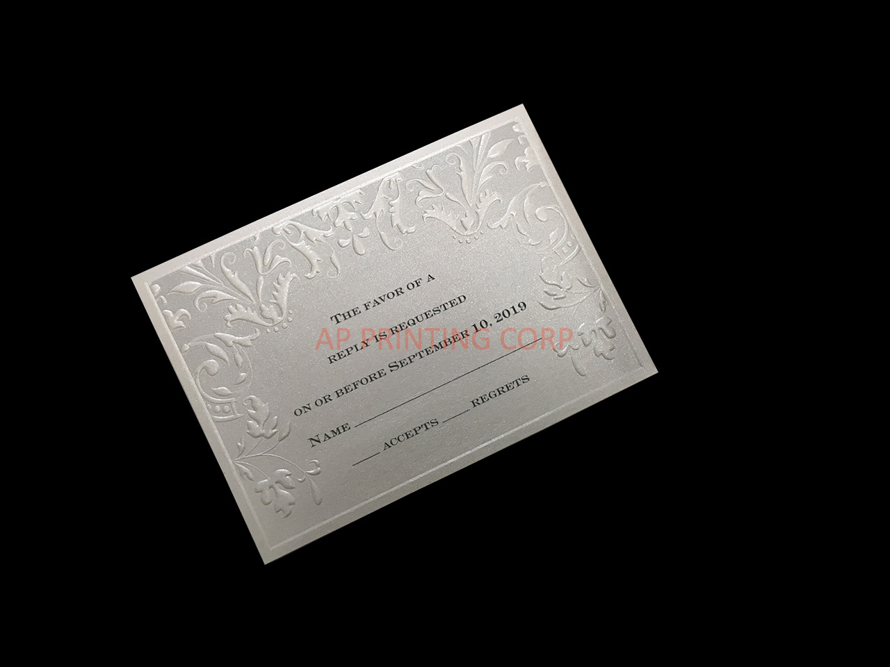Tender Trellis [CC-35] Fancy Luxury Wedding Invitation