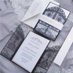 Laser Cut Template JP2 Wedding Invitation