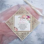 Laser Cut Template JP3 Wedding Invitation