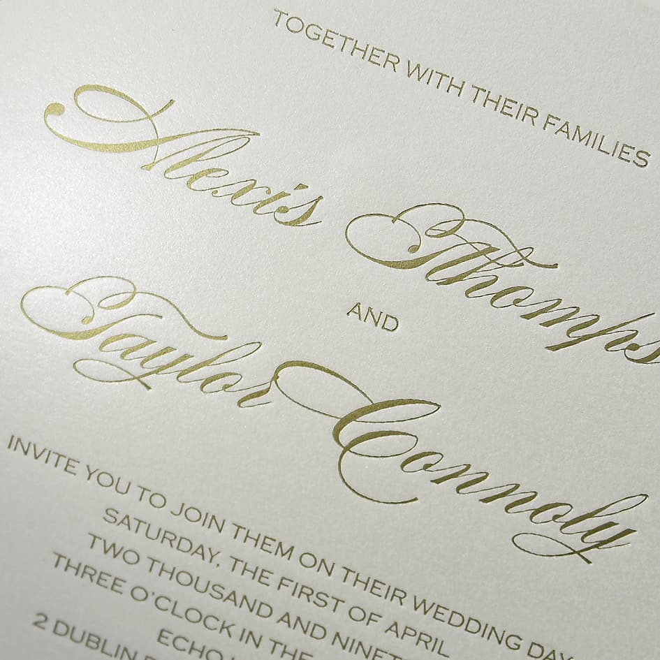 Florentine Lace Fancy Luxury & Laser Cut Wedding Invitation
