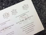 K9899 [I-11] Romantic Simplicity Hearts Wedding Invitation