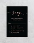 Enviable Galactic Pink Foil Wedding Invitation