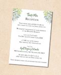 Beautiful Aquatic Flower Vellum Wrapped Vietnamese & English Wedding Invitation