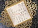 Elegant Tree Laser Cut Wedding Invitation