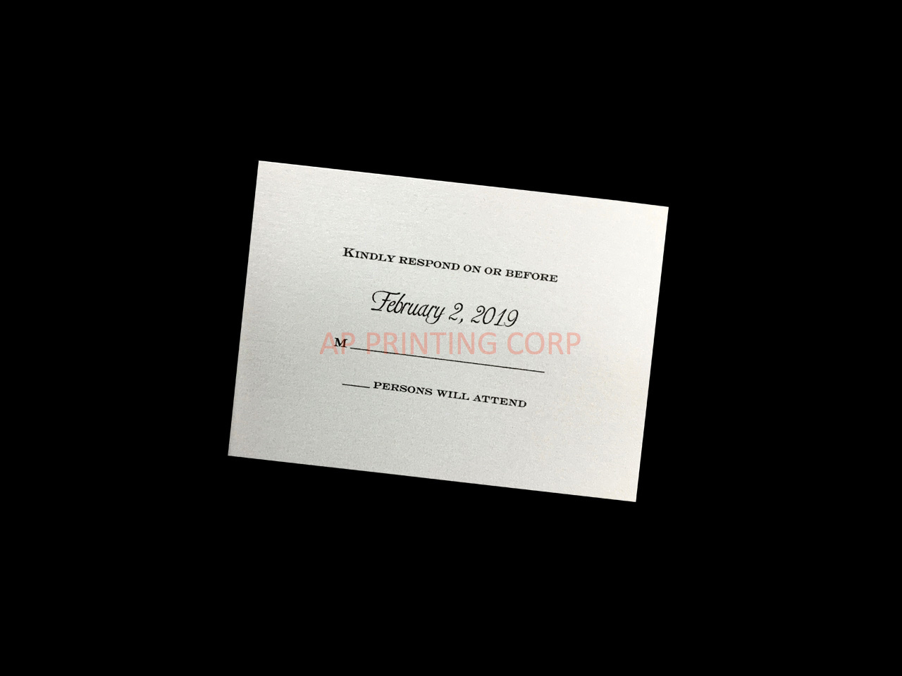 Wrapped in Love [CC-80] Fancy Luxury Wedding Invitation