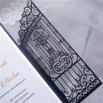 Laser Cut Template JP2 Wedding Invitation