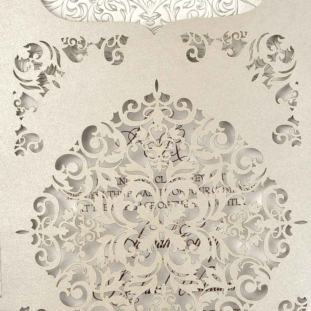 Corelli Fancy Luxury Suite & Laser Cut Wedding Invitation