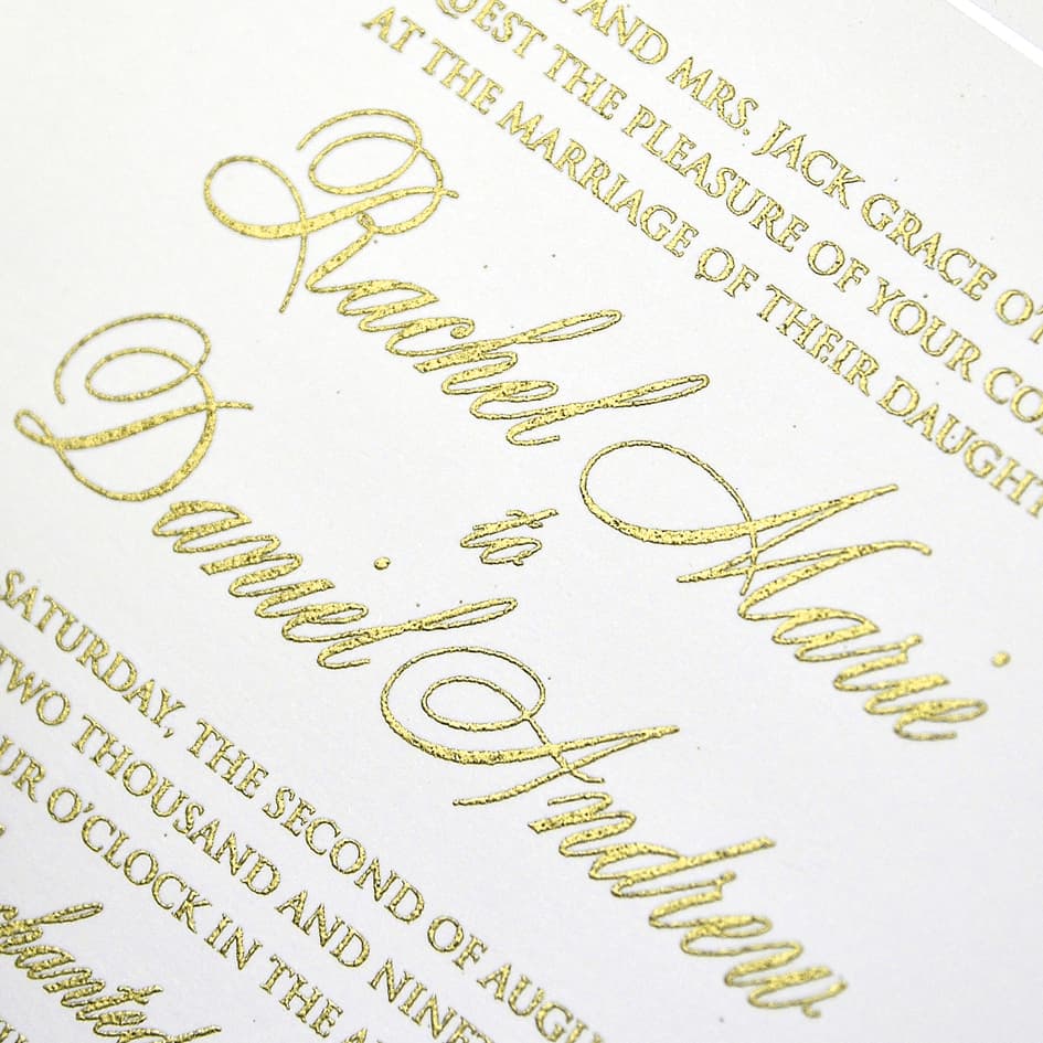 Francesco Suite Elegant Fancy Luxury Wedding Invitation