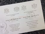 K9899 [I-11] Romantic Simplicity Hearts Wedding Invitation