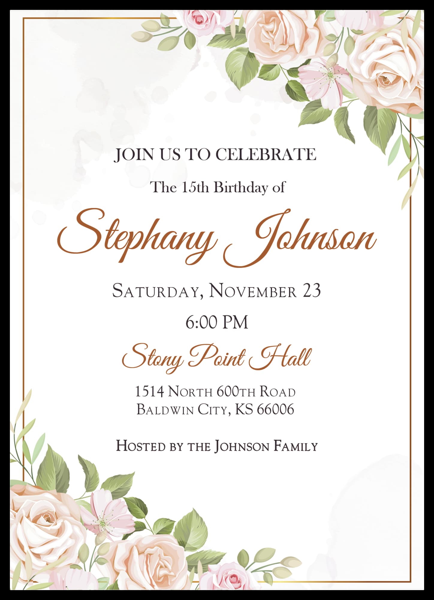 Quinceanera Flowers Elegant