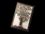 CL-WRAP-57 N-N Gray Lace and Key Laser Cut Wedding Invitation