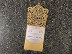 CL-WRAP-66 MPM White Table Setting Lace Laser Cut Wedding Invitation