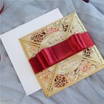 Iron Gate Fold Laser Cut Wedding Invitation
