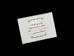 Letterpress Swirls [CC-90] Fancy Luxury Wedding Invitation