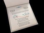 Blush Rose Laser Cut Wedding Invitation