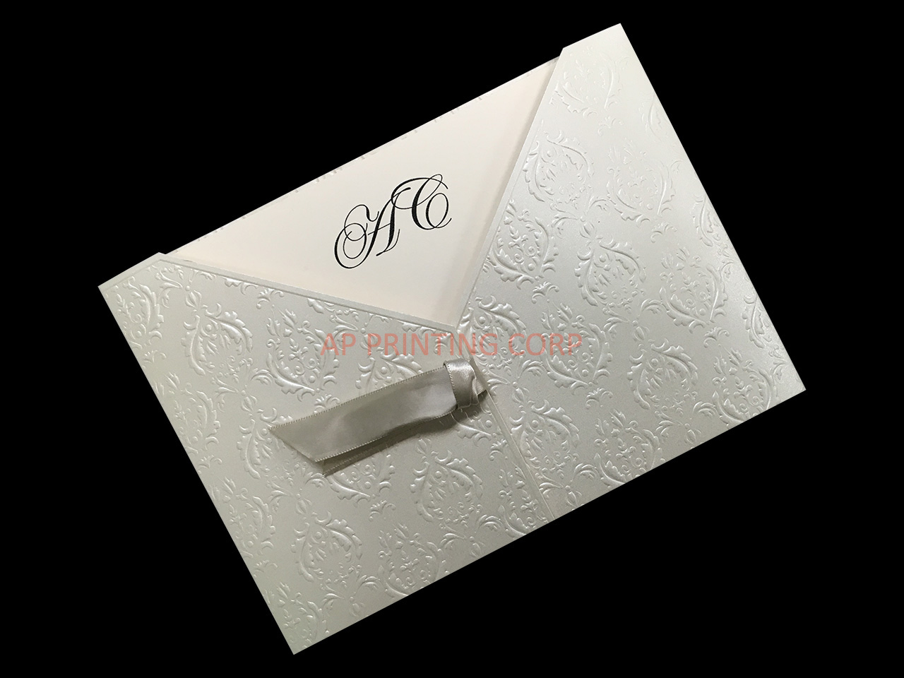 Baroque Detail [CC-88] Fancy Luxury Wedding Invitation