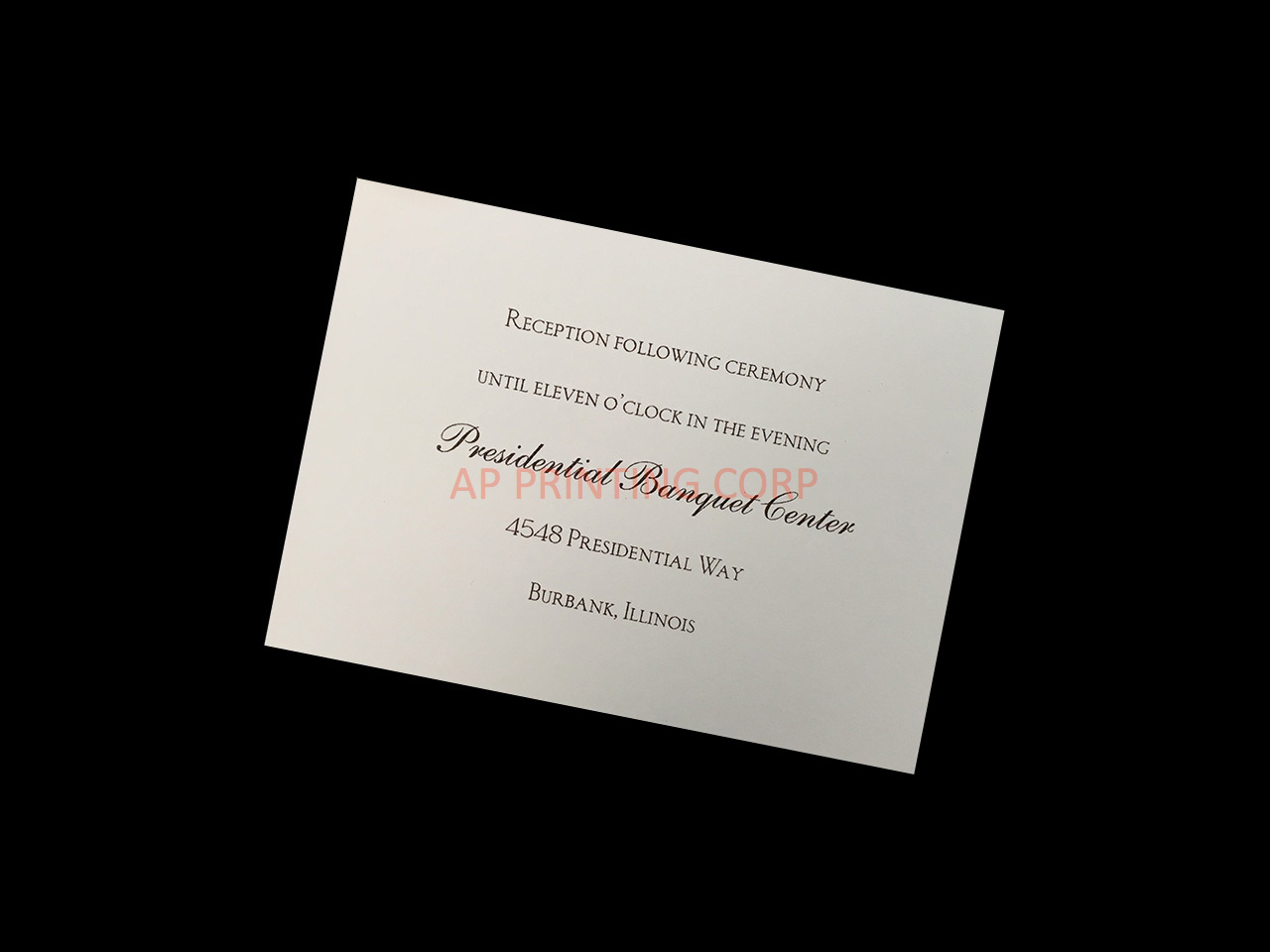 Golden Style [CC-76] Fancy Luxury Wedding Invitation