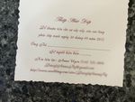 K8434 [I-10] Vietnamese & English Wedding Invitation