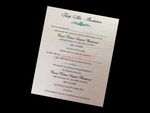 Blush Rose Laser Cut Wedding Invitation
