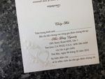 K9899 [I-11] Romantic Simplicity Hearts Wedding Invitation