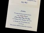 Fancy Pearl Border [CC-25] Vietnamese & English Wedding Invitation