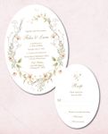 Ethereal Garden Wedding Unique Style Wedding Invitations 1
