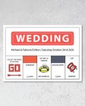 Creative Wedding Simple Flat 5x7 Unique Style Wedding Invitations 3