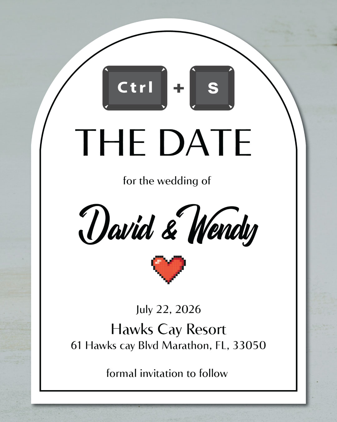 Ctrl Wedding Unique Style Wedding Invitations 2