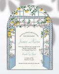 Single Sheets Unique Style Wedding Invitations 2