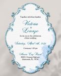 Soft Lines Unique Style Wedding Invitations 2