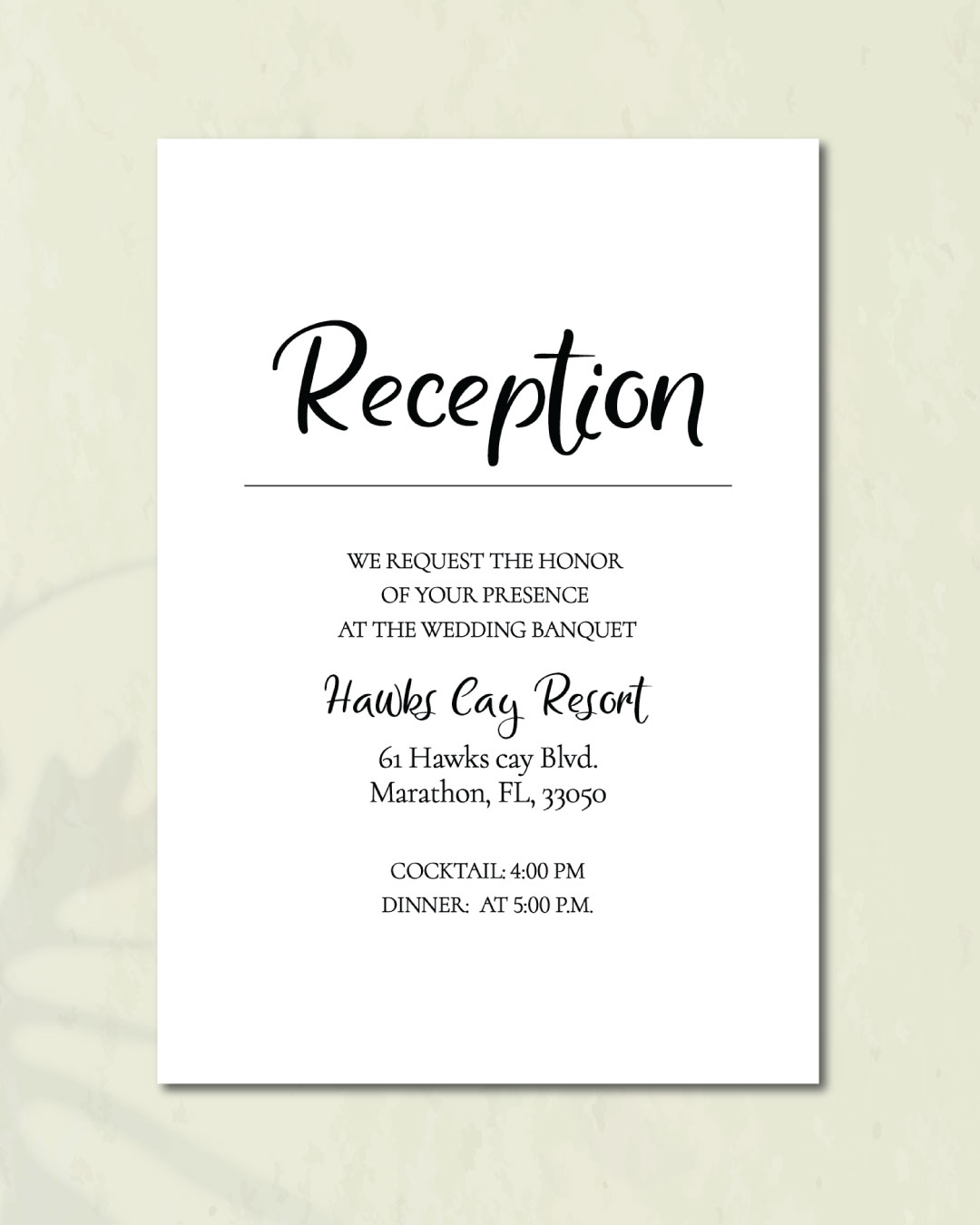 Curved Romance Wedding Unique Style Wedding Invitations 3