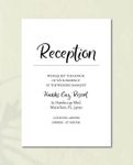 Curved Romance Wedding Unique Style Wedding Invitations 3