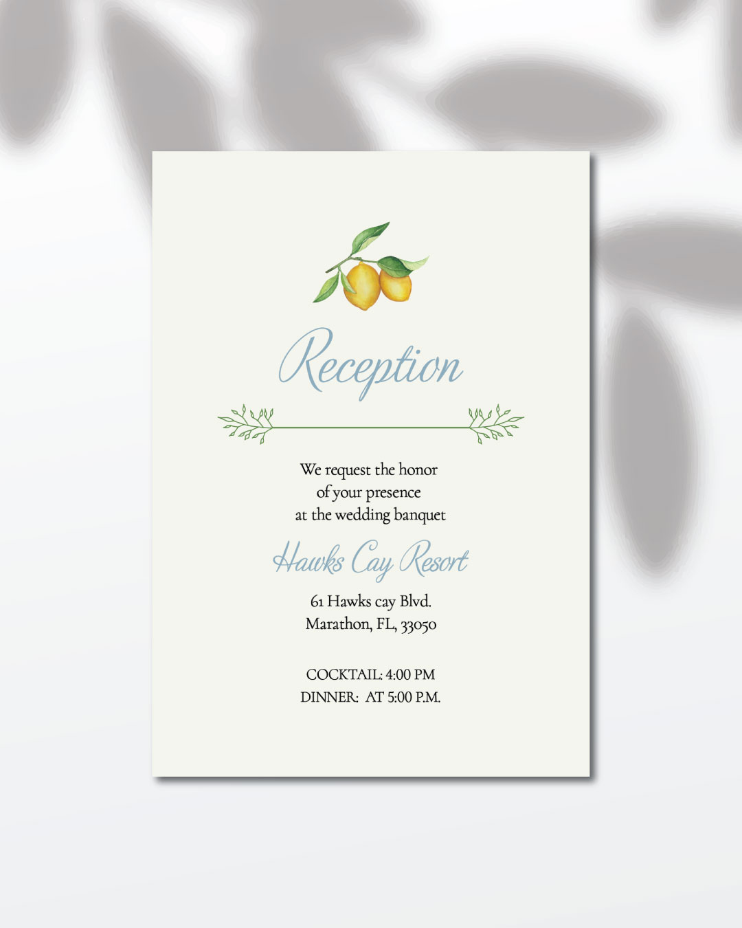 Single Sheets Unique Style Wedding Invitations 3