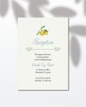 Single Sheets Unique Style Wedding Invitations 3