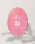 Curved Elegance Unique Style Wedding Invitations 3
