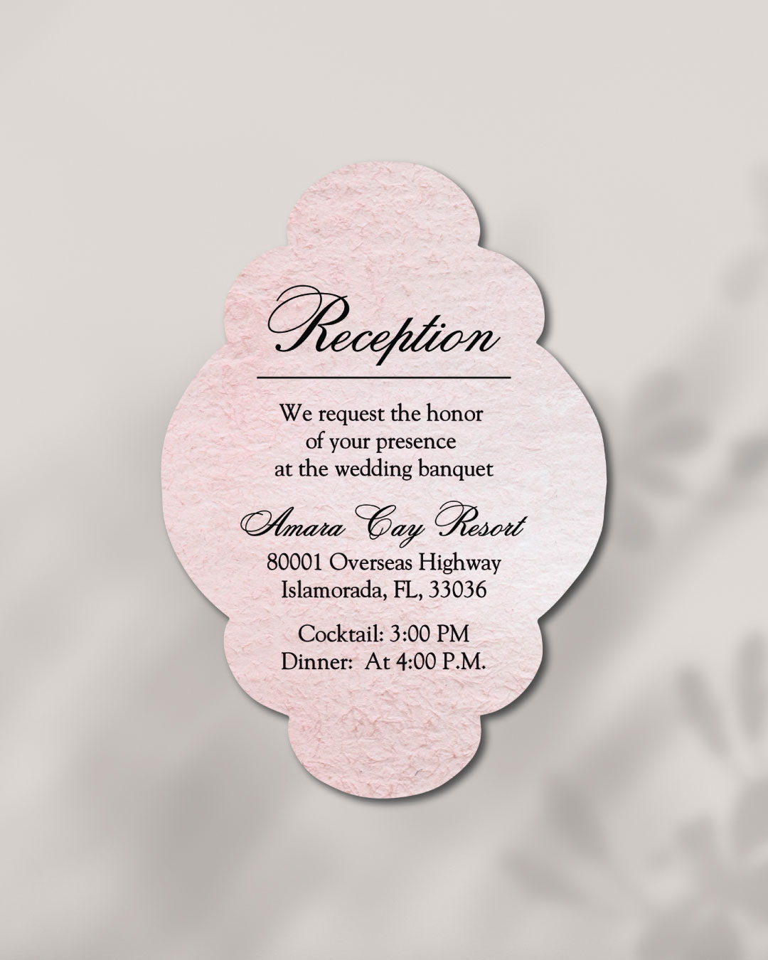 Soft Lines Unique Style Wedding Invitations 3