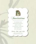 Green Serenity Unique Style Wedding Invitations 3