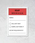 Creative Wedding Simple Flat 5x7 Unique Style Wedding Invitations 5